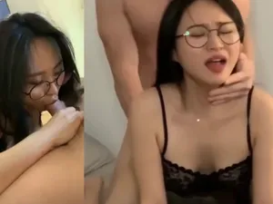 Gái xinh mút của quý dính quá không kìm nổi mà xuất tinh lên mặt em