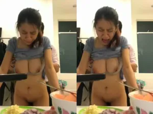 Chơi đủ mọi tư thế với con đỹ dâm thèm chuối p4